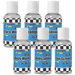Checkers & Racecars Travel Bottles (Personalized)