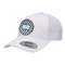 Checkers & Racecars Trucker Hat - White (Personalized)
