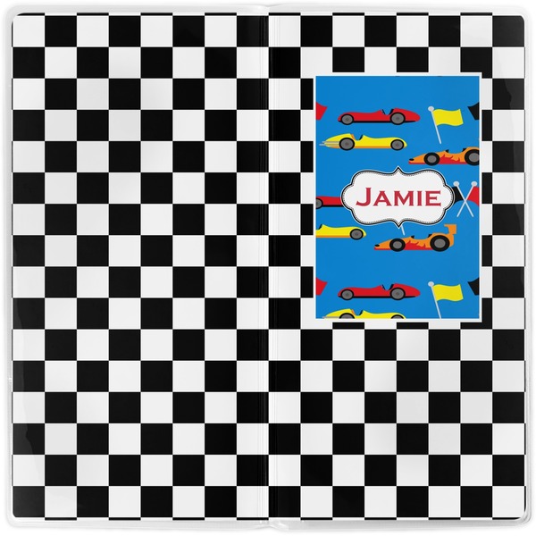 Checkers & Racecars Vinyl Document Wallet - Apvl