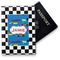 Checkers & Racecars Vinyl Passport Holder (Personalized)