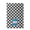 Checkers & Racecars Waffle Weave Golf Towel - Front/Main