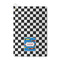 Checkers & Racecars Waffle Weave Golf Towel (Personalized)