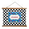 Checkers & Racecars Wall Hanging Tapestry - Landscape - MAIN