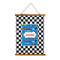 Checkers & Racecars Wall Hanging Tapestry - Portrait - MAIN