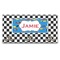 Checkers & Racecars Wall Mounted Coat Rack (Personalized)
