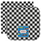 Checkers & Racecars Washcloth / Face Towels
