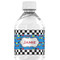 Checkers & Racecars Water Bottle Labels (Personalized)