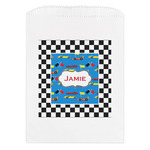 Checkers & Racecars Treat Bag (Personalized)