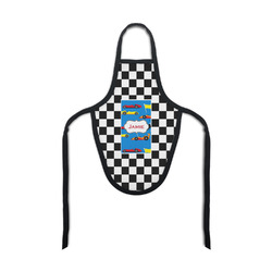 Checkers & Racecars Bottle Apron (Personalized)