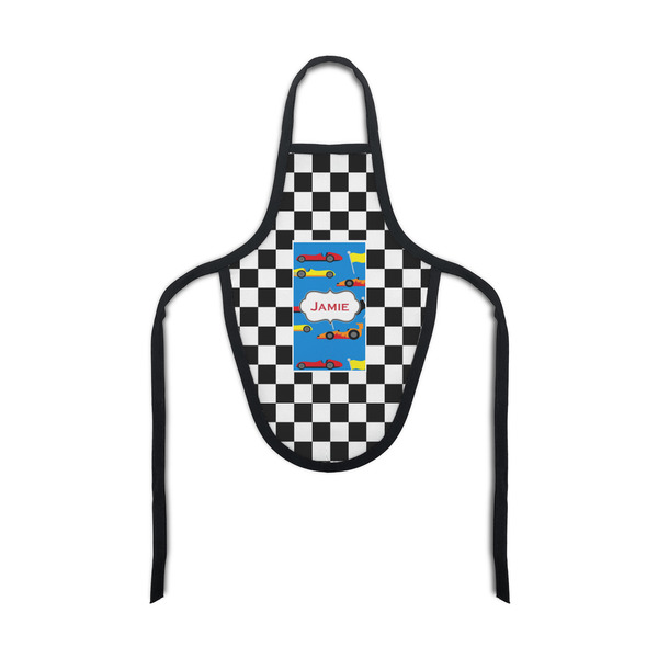 Custom Checkers & Racecars Bottle Apron (Personalized)