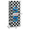 Checkers & Racecars Wine Gift Bag - Dimensions