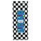 Checkers & Racecars Wine Gift Bag - Matte - Front