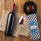 Checkers & Racecars Wine Tote Bag - FLATLAY