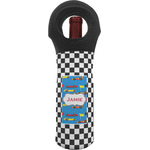 Checkers & Racecars Wine Tote Bag (Personalized)