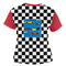 Checkers & Racecars Women's T-shirt Back