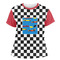 Checkers & Racecars Women's Crew T-Shirt - Large