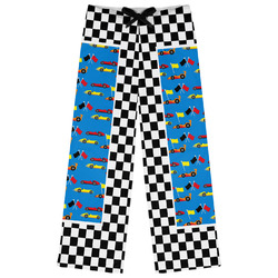 Checkers & Racecars Womens Pajama Pants - L