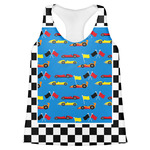 Checkers & Racecars Womens Racerback Tank Top - X Small