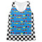 Checkers & Racecars Womens Racerback Tank Top - X Small