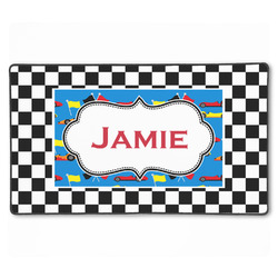 Checkers & Racecars XXL Gaming Mouse Pad - 24" x 14" (Personalized)