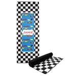 Checkers & Racecars Yoga Mat (Personalized)