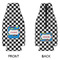 Checkers & Racecars Zipper Bottle Cooler - APPROVAL