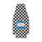 Checkers & Racecars Zipper Bottle Cooler - FRONT (flat)