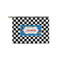 Checkers & Racecars Zipper Pouch Small (Front)