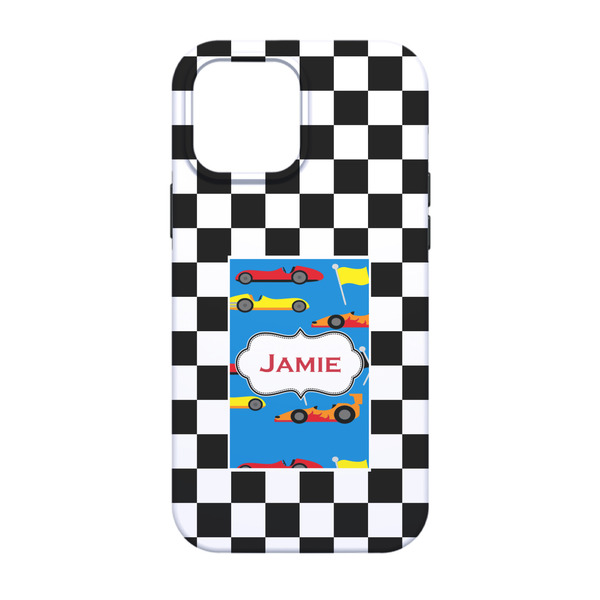Checkers & Racecars iPhone 13 Pro Tough Case - Back