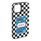 Checkers & Racecars iPhone 15 Pro Max Tough Case - Angle