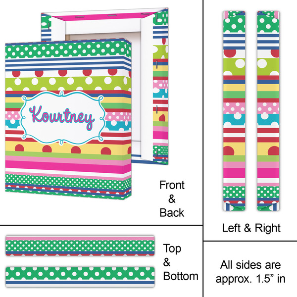 Ribbons 11x14 - Canvas Print - Approval