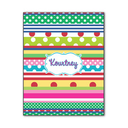 Ribbons Wood Print - 11x14 (Personalized)
