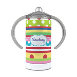 Ribbons 12 oz Stainless Steel Sippy Cup (Personalized)