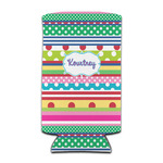 Ribbons Can Cooler (tall 12 oz) (Personalized)