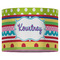 Ribbons 16" Drum Lampshade - FRONT (Fabric)