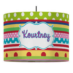 Ribbons Drum Pendant Lamp (Personalized)