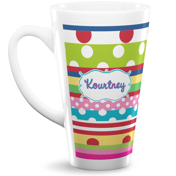 Custom Ribbons 16 Oz Latte Mug (Personalized)