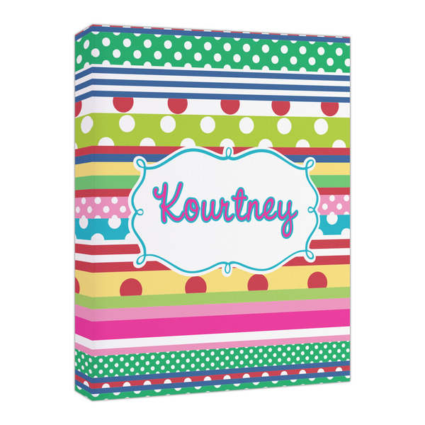 Custom Ribbons Canvas Print - 16x20 (Personalized)