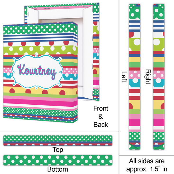 Ribbons 16x20 - Canvas Print - Approval