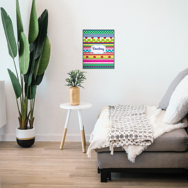 Ribbons 16x20 Wood Print - In Context