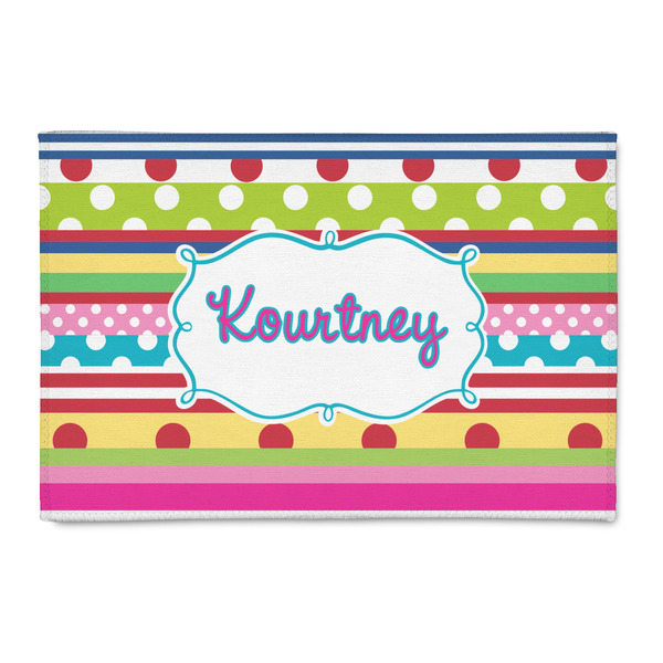 Custom Ribbons 2' x 3' Indoor Area Rug (Personalized)