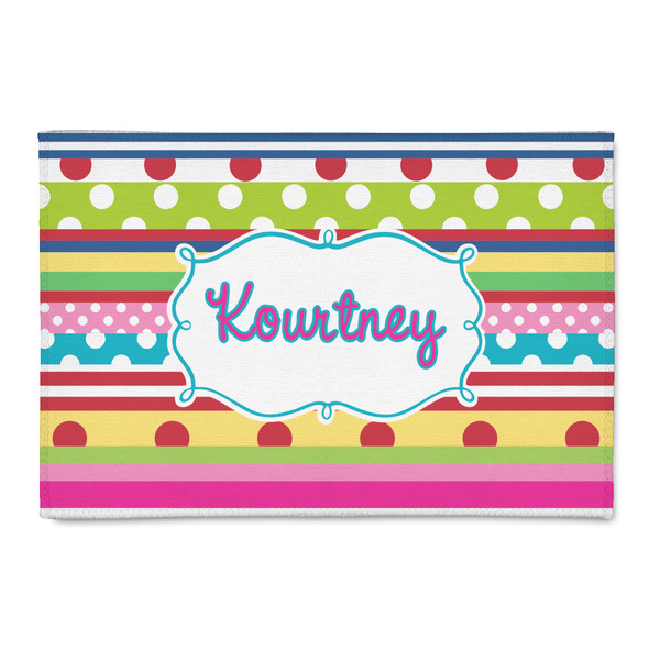 Custom Ribbons Patio Rug (Personalized)