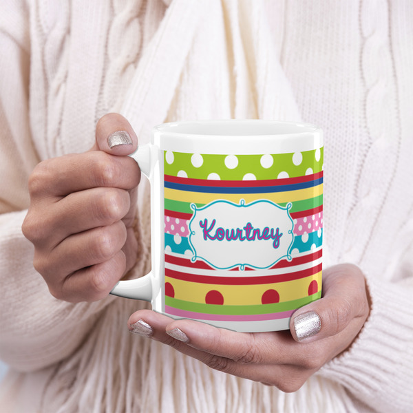 Ribbons 20oz Coffee Mug - LIFESTYLE