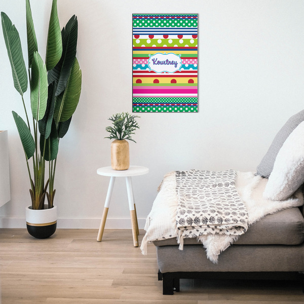 Ribbons 20x30 Wood Print - In Context