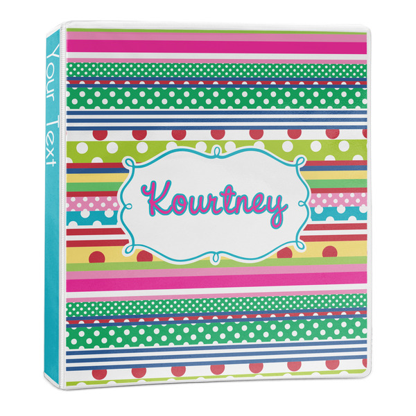 Custom Ribbons 3-Ring Binder - 1 inch (Personalized)