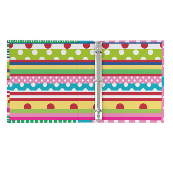 Ribbons 3 Ring Binders - Full Wrap - 1" - OPEN INSIDE