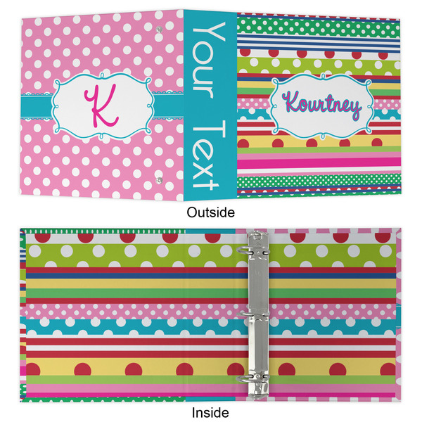 Ribbons 3 Ring Binders - Full Wrap - 2" - APPROVAL