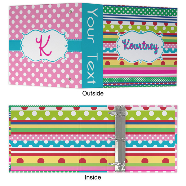Ribbons 3 Ring Binders - Full Wrap - 3" - APPROVAL