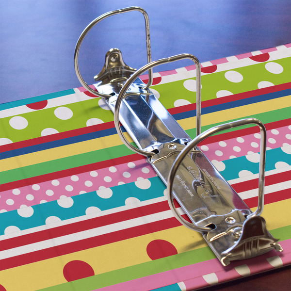 Ribbons 3 Ring Binders - Full Wrap - 3" - DETAIL