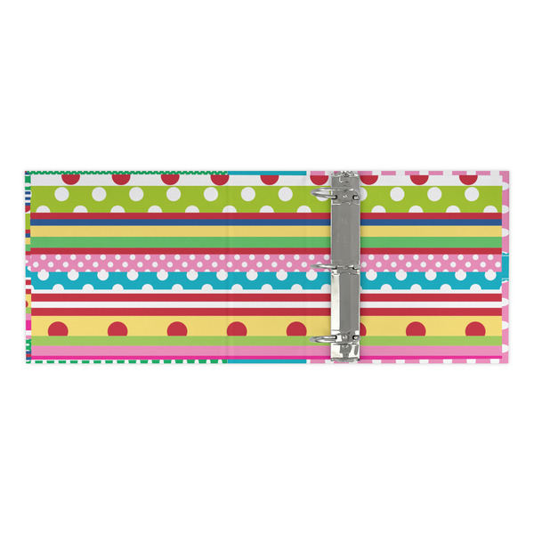 Ribbons 3 Ring Binders - Full Wrap - 3" - OPEN INSIDE